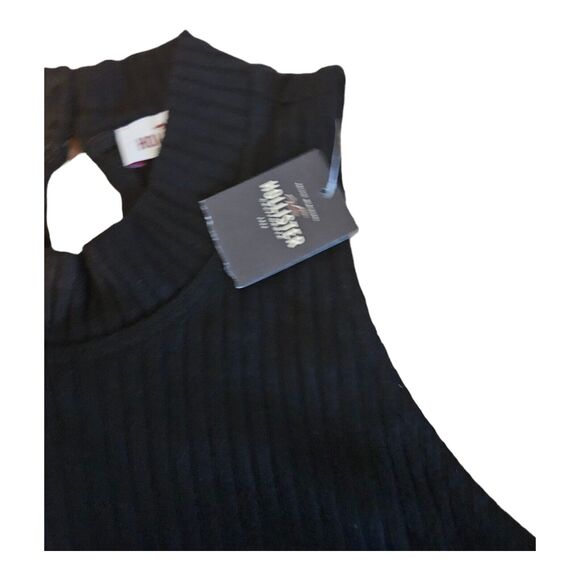 Hollister Small Sleeveless Black Mini Dress - Picture 2 of 7
